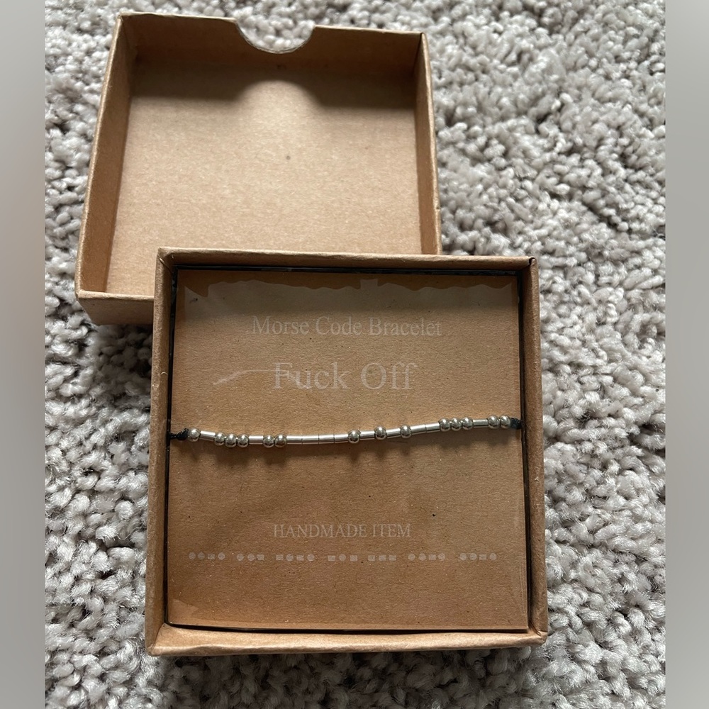 New Morse Code Bracelet